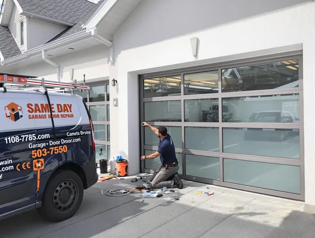 Same-day garage door repair service by Douglasville Garage Door Repair in Douglasville